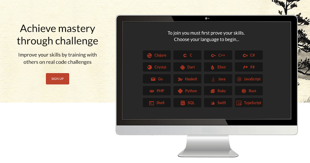 Página de Codewars para aprende a programar en línea gratis