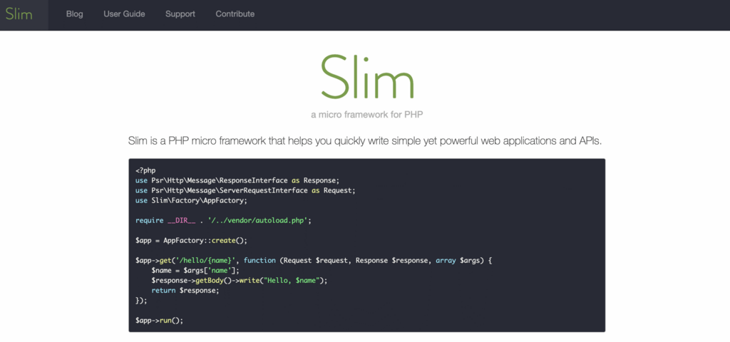 Página oficial de Slim