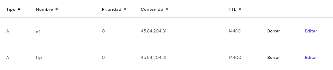 Registros A en el hPanel de Hostinger