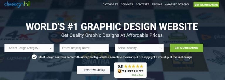 Designhill búsqueda de empleo para diseñador