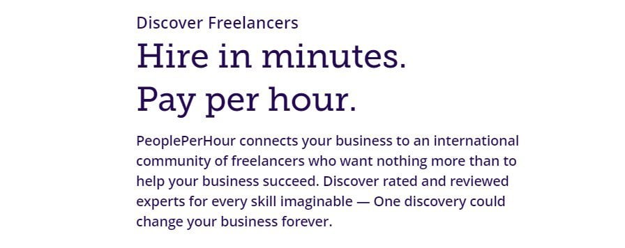 Descripción de PeoplePerHour