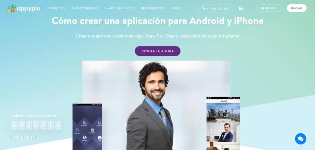 Página de inicio de Appypie