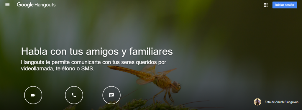 Herramienta de colaboración en línea de Google Hangouts herramientas colaborativas