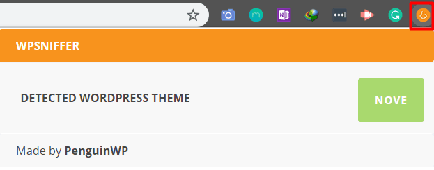 wpsniffer herramienta de detector de temas de wordpress