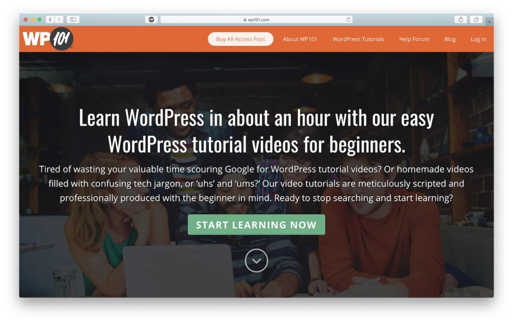 Plataforma de videotutoriales relacionados con WordPress WP101