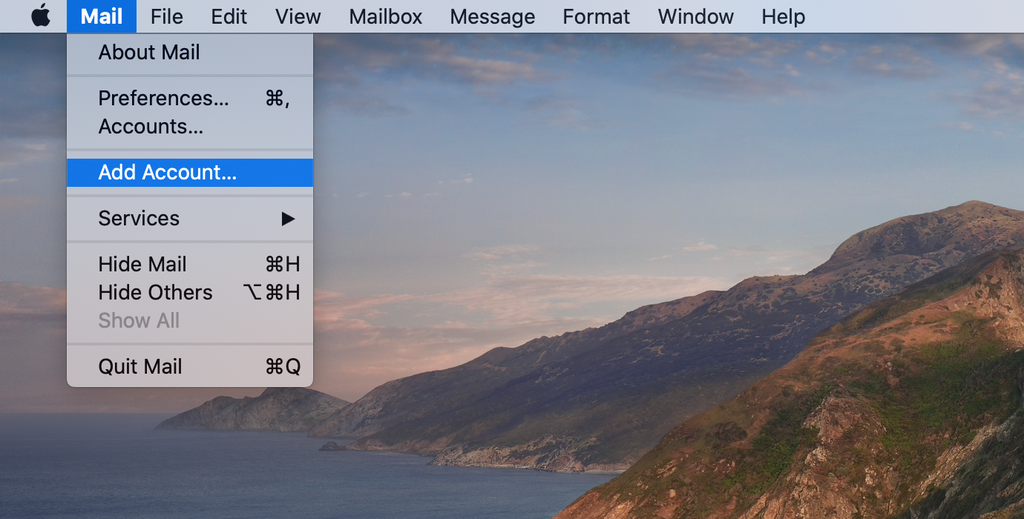 Abrir la aplicación Mac Mail.
