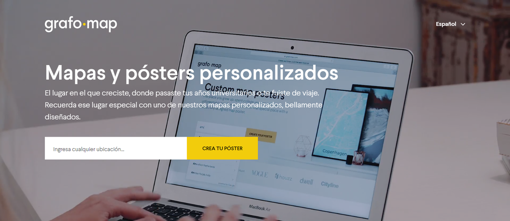 Grafomap, ejemplo de Dropshipping