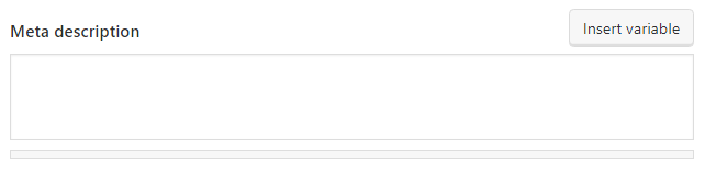 Sección de meta descripción en Yoast SEO