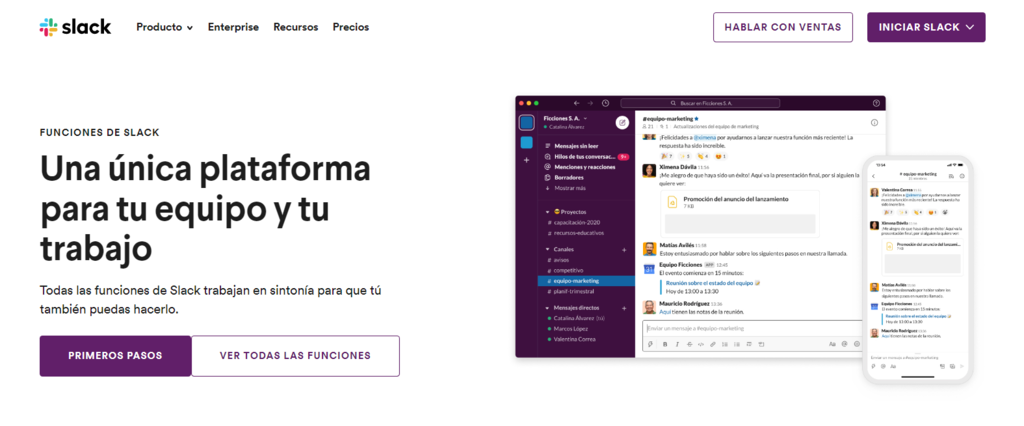 Slack, ejemplo de tipo de comercio electrónico Business to Business