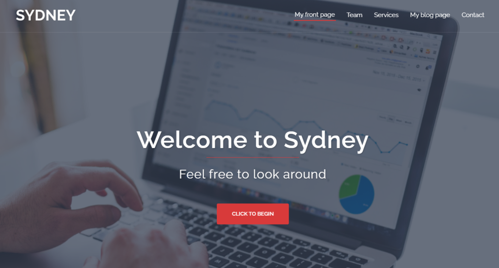 Plantilla de WordPress Sydney