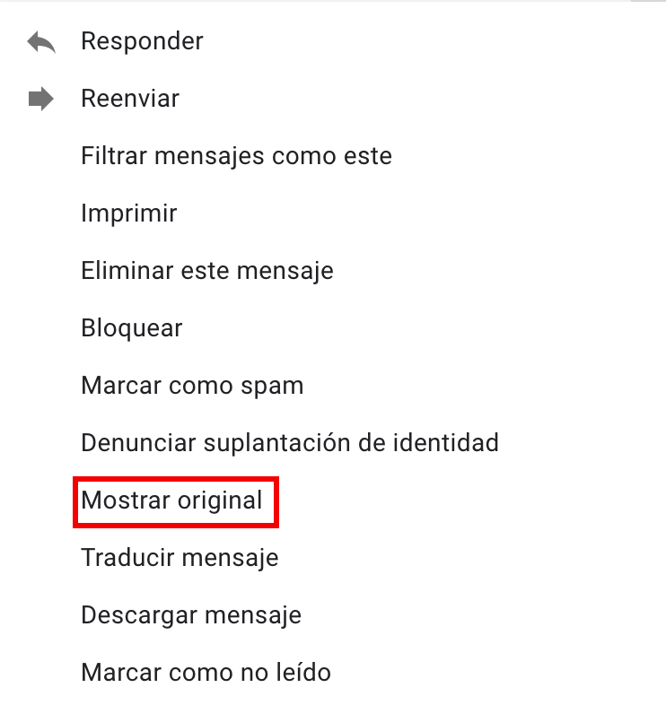 Botón Mostrar Original 