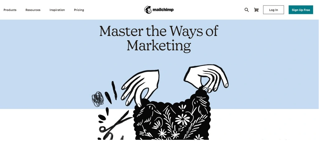 Blog de marketing de Mailchimp