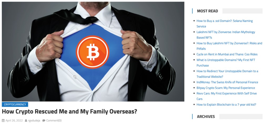 Ejemplo de sugerencias de entradas que son populares debido al número de comentarios