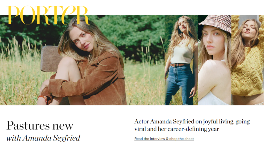 Artículo en el sitio web de Net-A-Porter