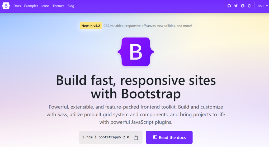 Herramienta de programación Bootstrap