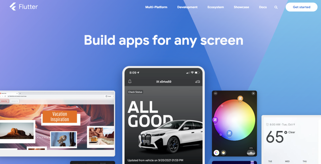 Herramienta de programación Flutter