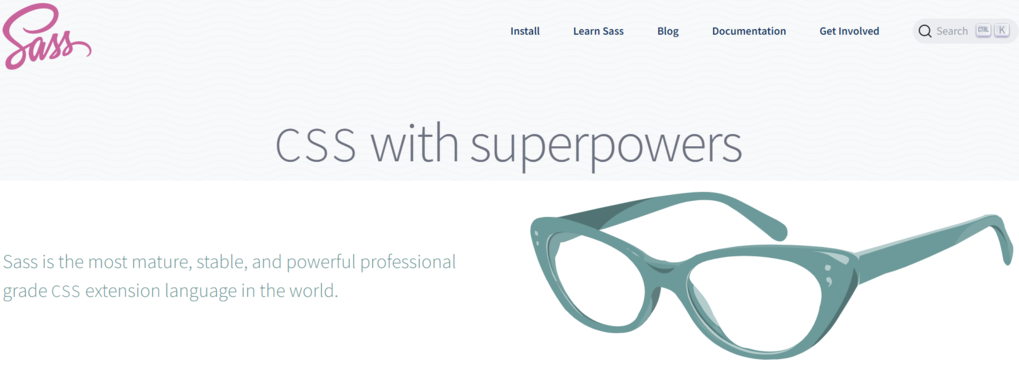 Página de inicio de Sass