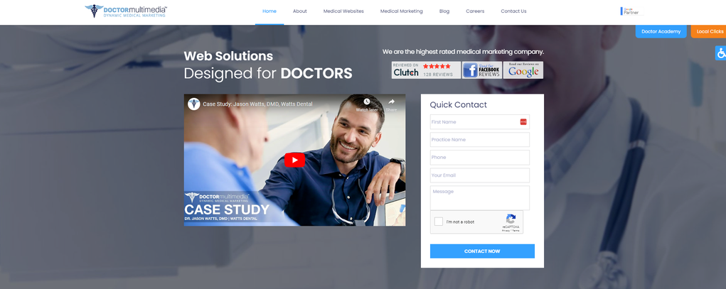 Sitio web de Doctor Multimedia