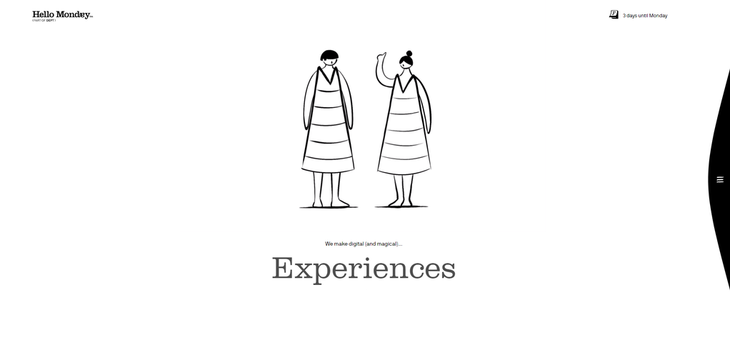 Sitio web de Hello Monday