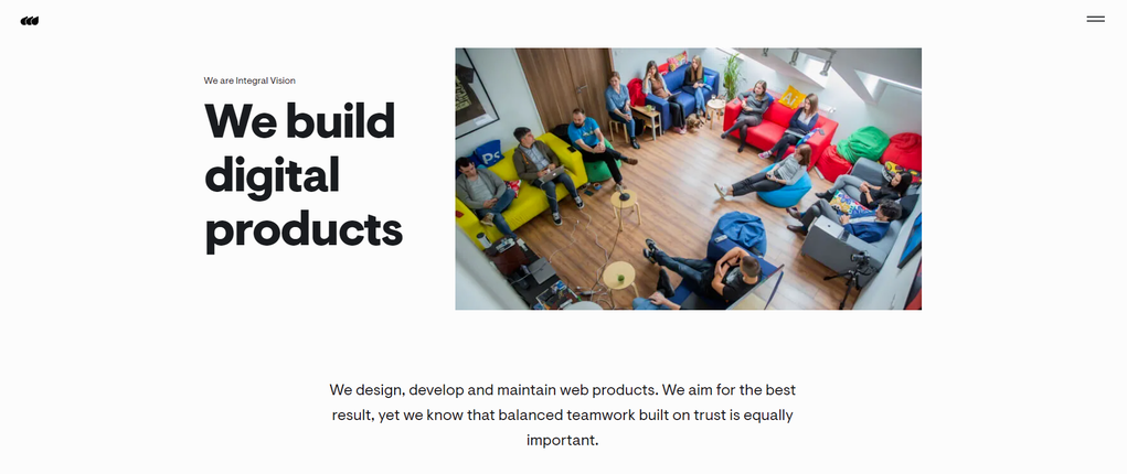 Sitio web de Integral Vision