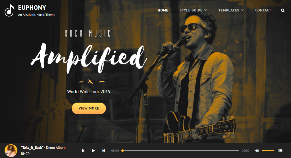 Plantilla de WordPress Euphony