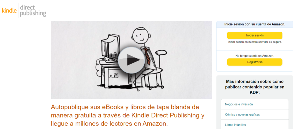 Publicar libros en Kindle