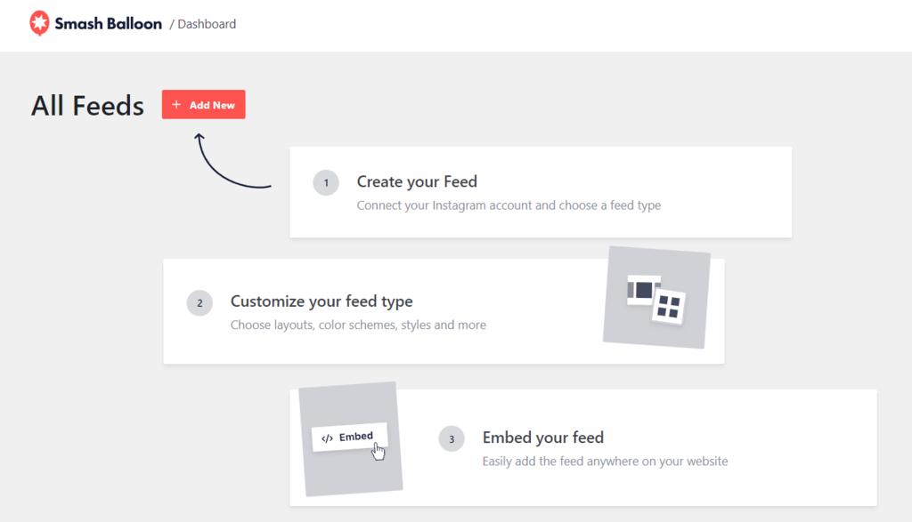 Configurar feed de Instagram para WordPress de Smash Balloon