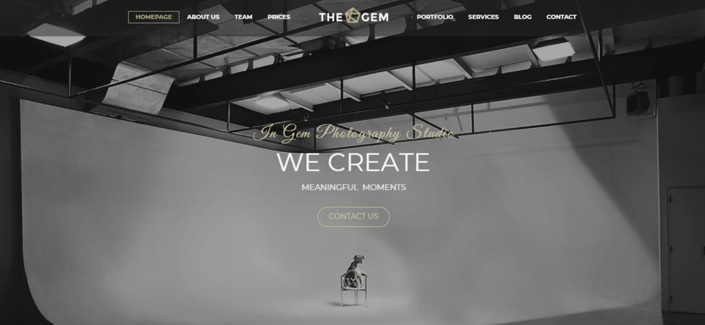 Plantilla para fotografía TheGem