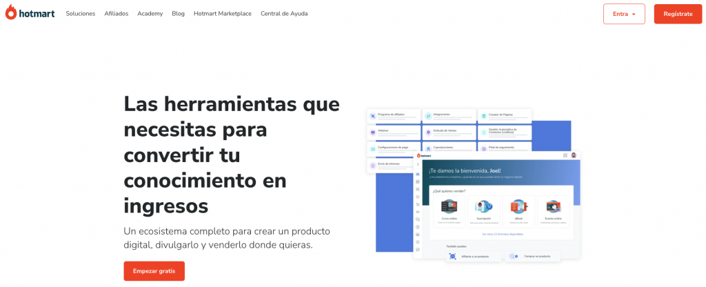 Plataforma digital Hotmart