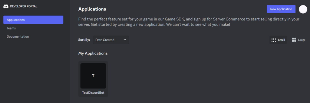Portal del desarrollador en Discord