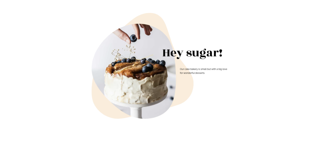 Plantilla Sugaro Cafe del Creador de sitios web de Hostinger