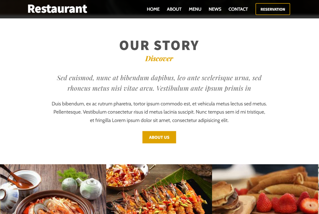 Ejemplo de web con Ultra