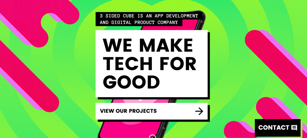 Sitio web de 3 Sided Cube