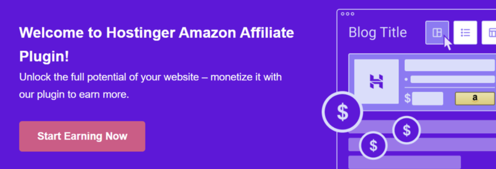 Plugin Hostinger Amazon Affiliate