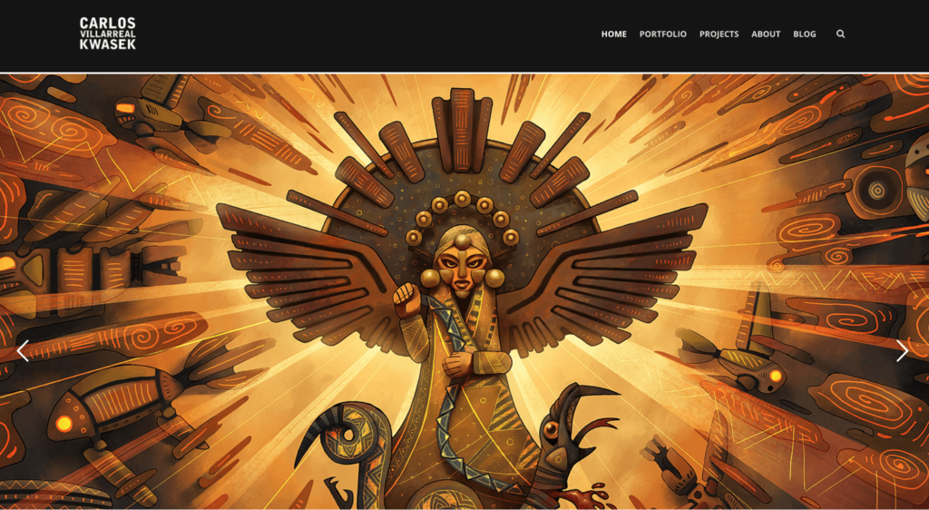 Sitio web de Carlos Villarreal Kwasek