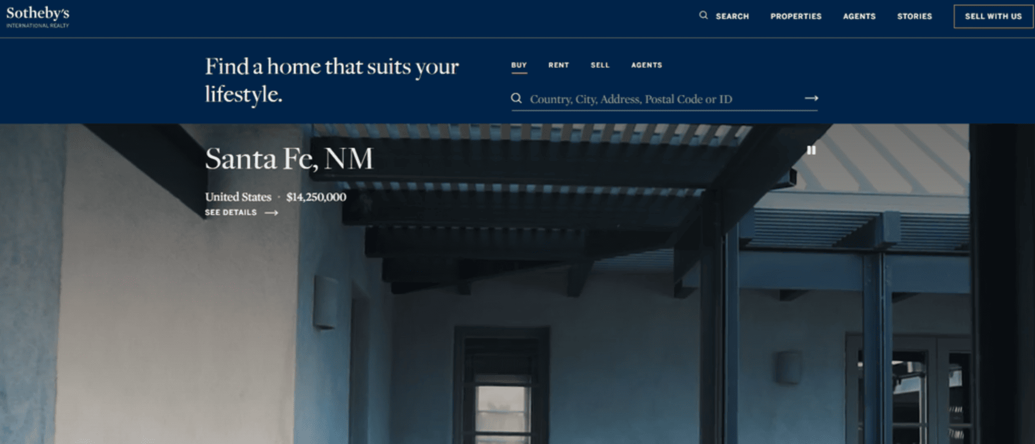 sitio web de Sotheby's