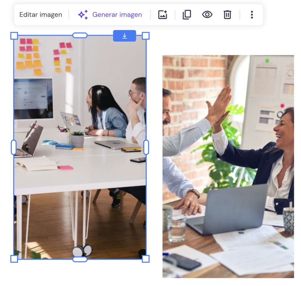 Generador de imágenes con IA de Hostinger