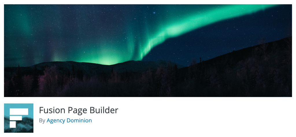 Plugin Fusion Page Builder de WordPress