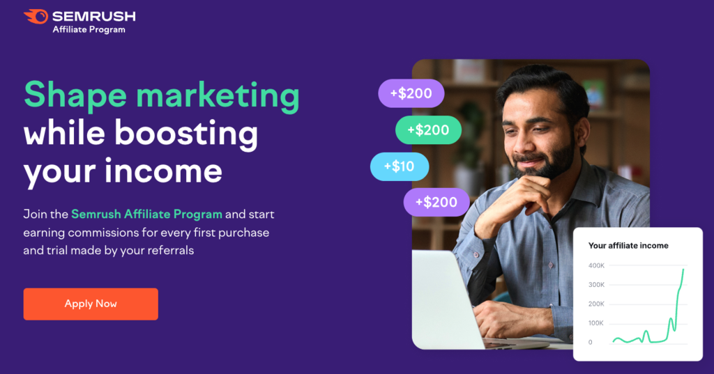 Sitio web de Semrush