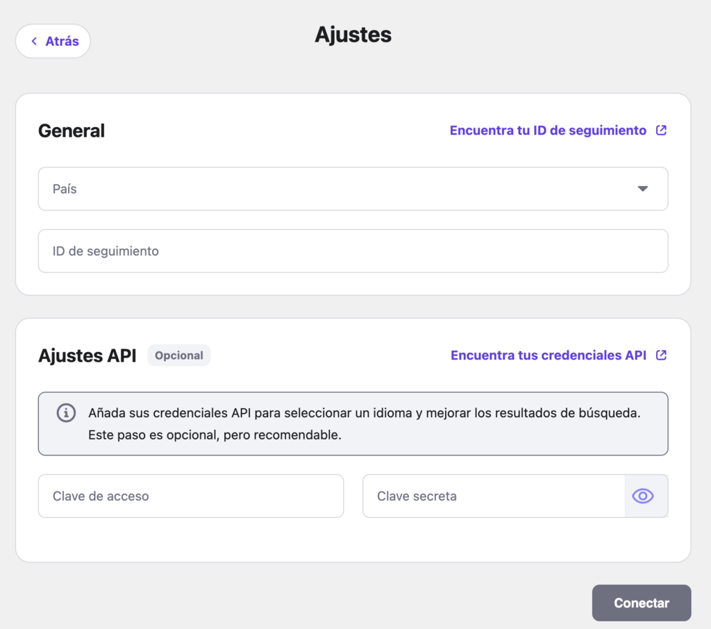 Ajustes de plugin de marketing de afiliación de Hostinger en WordPress