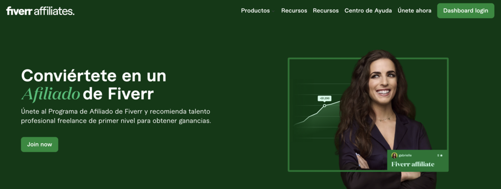 Programa de afiliados de Fiverr