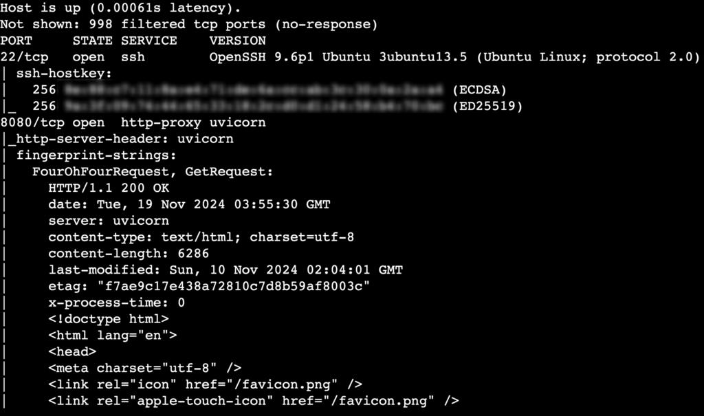Uso de nmap -A [target_ip] en el terminal