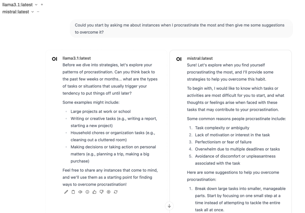 Uso de Mistral en WebUI