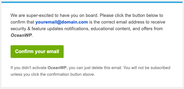 Ejemplo de double opt-in 