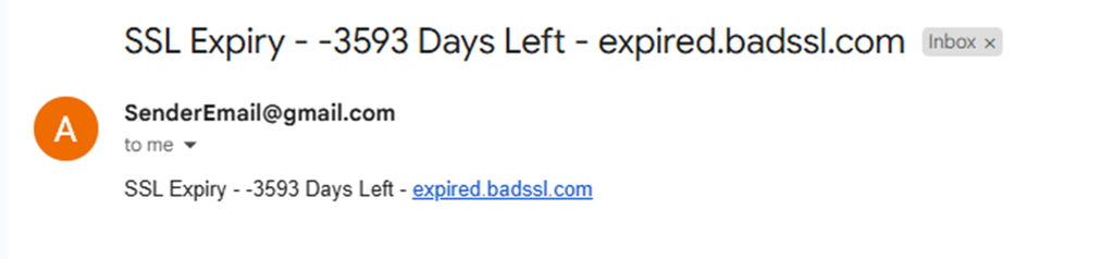 Mensaje de aviso de SSL expirado en Gmail