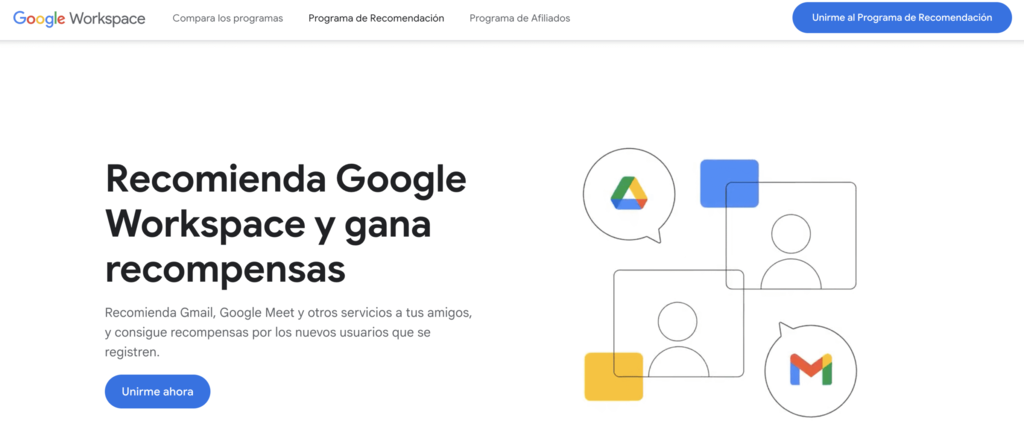Programa de referencias de Google Workspace: obtén recompensas al recomendar Google Workspace