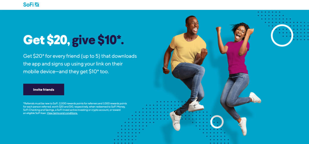 Programa de referidos de SoFi: Recibe , dona 