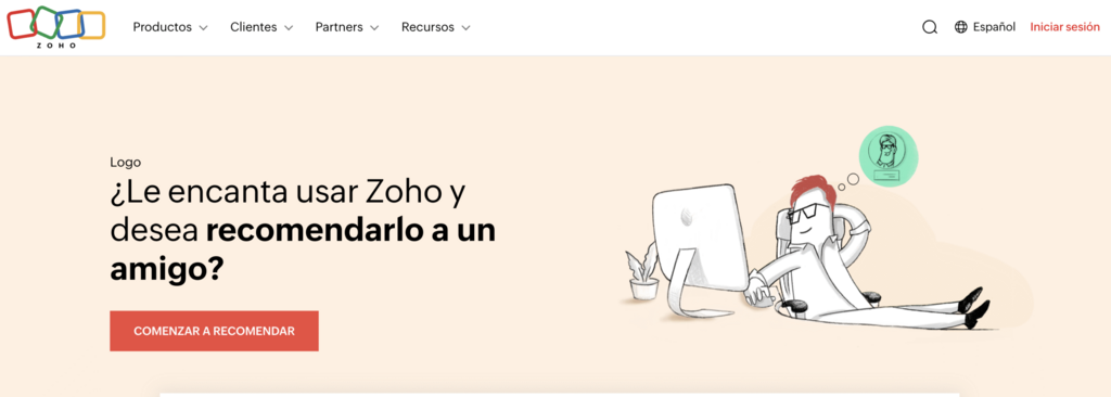 Programa de referencias de Zoho: ¿Te encanta usar Zoho y quieres recomendarlo a un amigo?