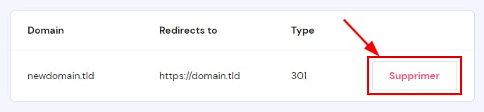 Comment supprimer la redirection de domaine sur hPanel chez Hostinger