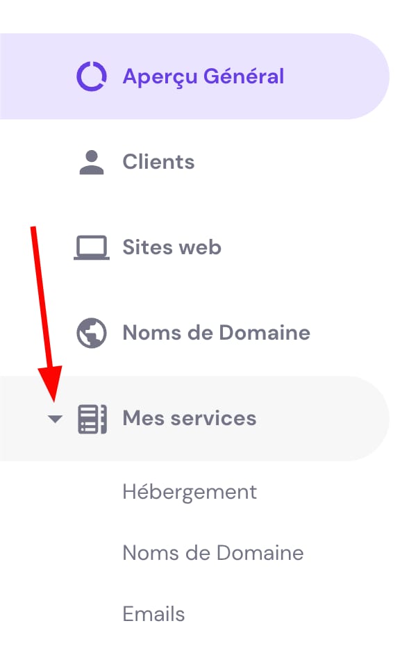Sauts rapides dans le Panneau PRO de Hostinger